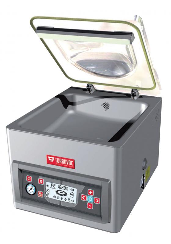 Turbovac Heavy-Duty Vacuum Packaging Machine with 16 Turbovac Heavy-Duty Vacuum Packaging Machine with 16.5� Seal Length and 16 m_ Vacuum Pump